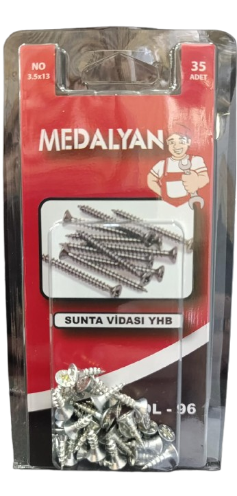DL-96 3.5X13 SUNTA VİDASI (MEDALYAN SET)